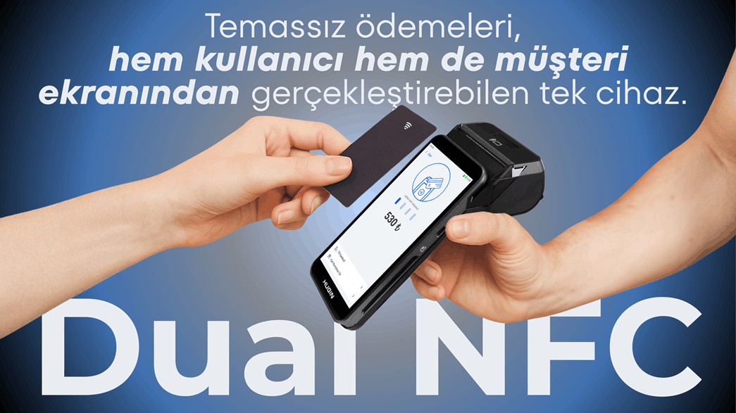 Hugin S1 Dual NFC Çift Temassız Ödeme