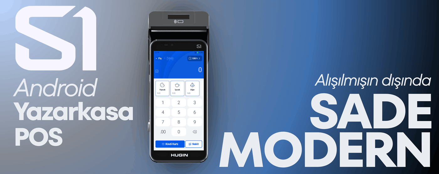 Hugin S1 Android Yazarkasa POS